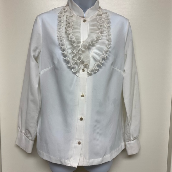 Vintage Tops - Vintage 60’s Lee Mar Pageant Ruffled Blouse